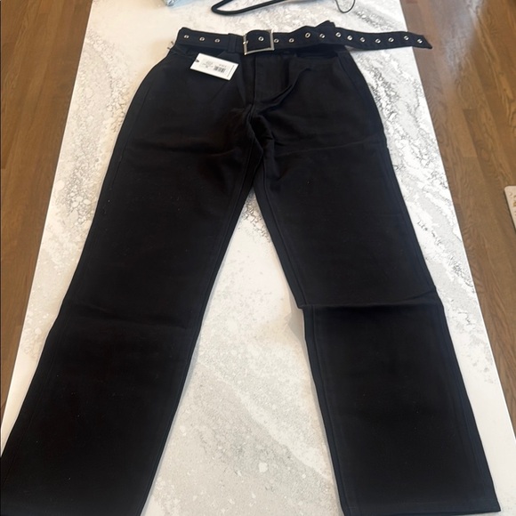 WeWoreWhat Black Straight Leg Jeans - Picture 6 of 9